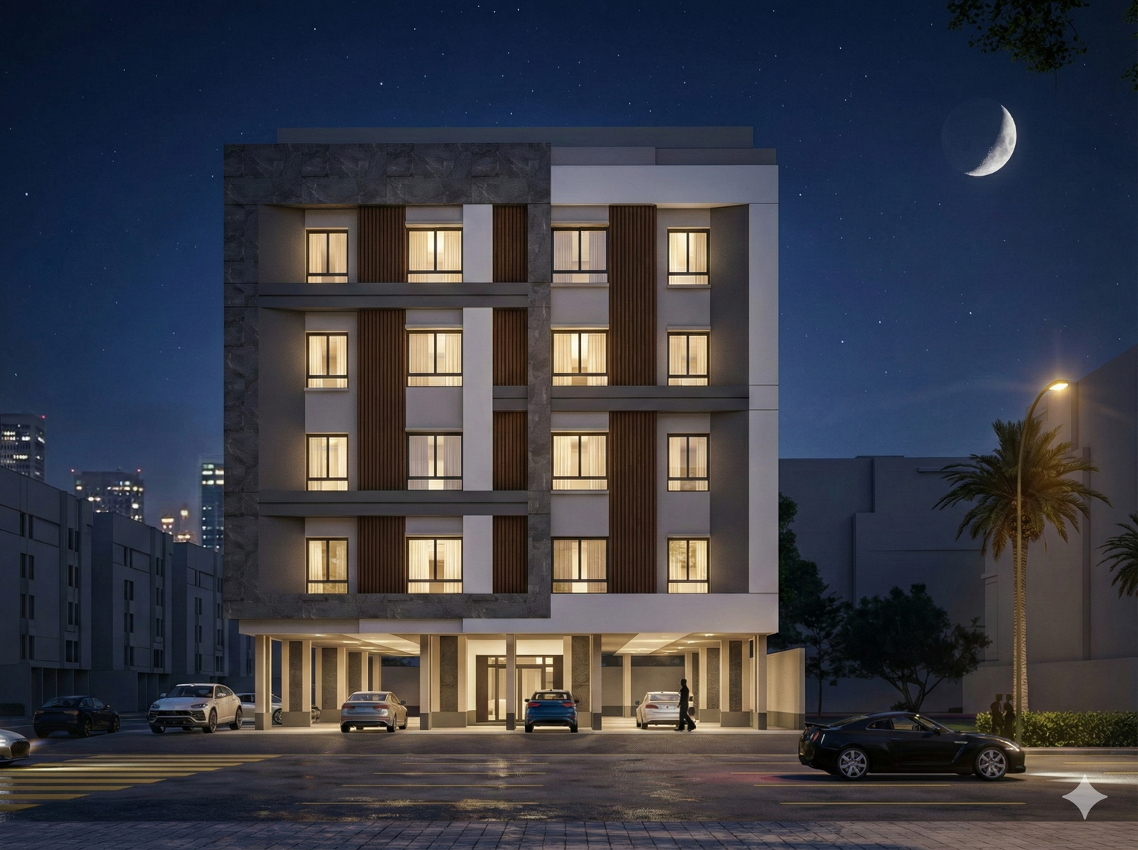 واجهة ديل 4 ليلية